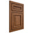 Shiloh Cabinetry Flush Inset Manchester Cherry Plain Cut Carob Door