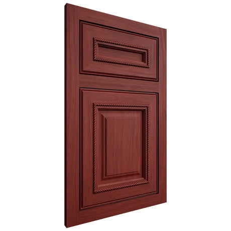 Shiloh Cabinetry Flush Inset Manchester Cherry Plain Cut Red Door