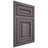 Shiloh Cabinetry Flush Inset Manchester Hickory Plain Cut Cadet Door