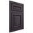 Shiloh Cabinetry Flush Inset Manchester Hickory Plain Cut Harbor Door