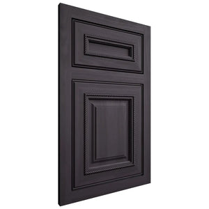 Shiloh Cabinetry Flush Inset Manchester Hickory Plain Cut Harbor Door