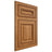 Shiloh Cabinetry Flush Inset Manchester Hickory Plain Cut Medium Door