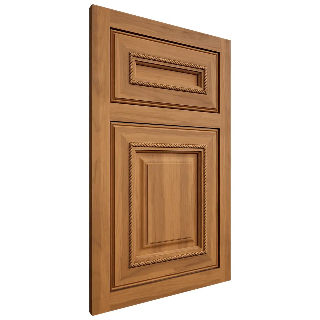 Shiloh Cabinetry Flush Inset Manchester Hickory Plain Cut Medium Door