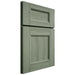 Shiloh Cabinetry Flush Inset Manchester Hickory Plain Cut Moss Door