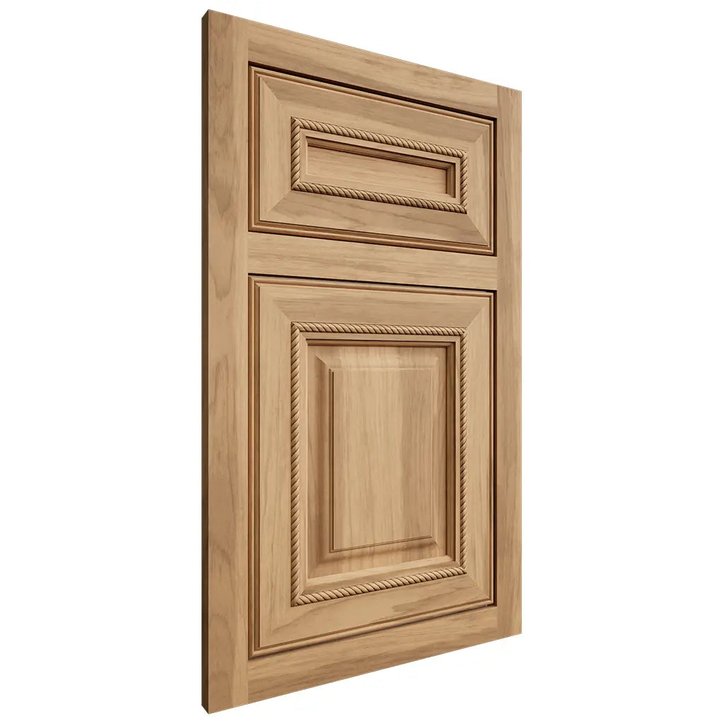 Shiloh Cabinetry Flush Inset Manchester Hickory Plain Cut Natural Door