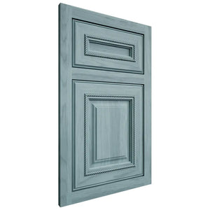 Shiloh Cabinetry Flush Inset Manchester Hickory Plain Cut Sky Door