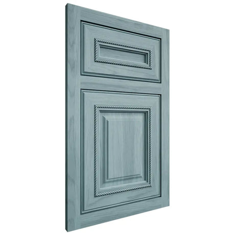 Shiloh Cabinetry Flush Inset Manchester Hickory Plain Cut Sky Door