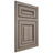 Shiloh Cabinetry Flush Inset Manchester Hickory Plain Cut Sterling Door