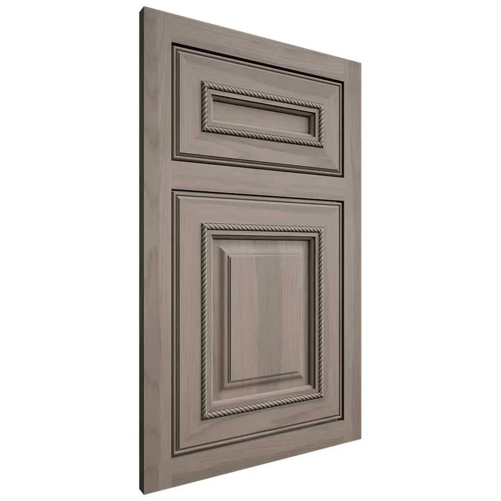 Shiloh Cabinetry Flush Inset Manchester Hickory Plain Cut Sterling Door