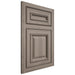 Shiloh Cabinetry Flush Inset Manchester Hickory Plain Cut Sterling Door