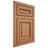 Shiloh Cabinetry Flush Inset Manchester Maple Plain Cut Cashmere Door
