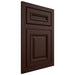 Shiloh Cabinetry Flush Inset Manchester Maple Plain Cut Cocoa Door