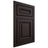 Shiloh Cabinetry Flush Inset Manchester Maple Plain Cut Espresso Door