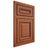 Shiloh Cabinetry Flush Inset Manchester Maple Plain Cut Spice Door