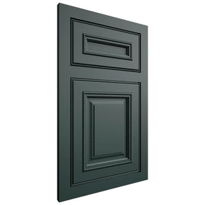 Shiloh Cabinetry Flush Inset Manchester Paintable Billiard Green Door