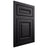 Shiloh Cabinetry Flush Inset Manchester Paintable Black Door