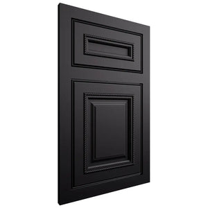 Shiloh Cabinetry Flush Inset Manchester Paintable Black Door