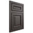 Shiloh Cabinetry Flush Inset Manchester Paintable Urbane Bronze Door