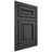 Shiloh Cabinetry Flush Inset Manchester Poplar Plain Cut Cadet Door