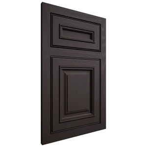 Shiloh Cabinetry Flush Inset Manchester Poplar Plain Cut Carbon Door