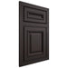 Shiloh Cabinetry Flush Inset Manchester Poplar Plain Cut Carbon Door