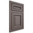 Shiloh Cabinetry Flush Inset Manchester Poplar Plain Cut Heatherstone Door