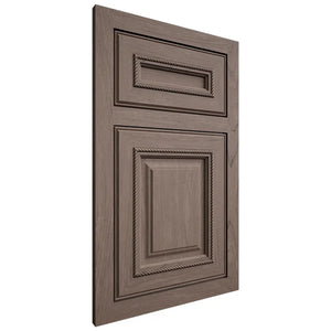 Shiloh Cabinetry Flush Inset Manchester Poplar Plain Cut River Rock Door