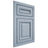 Shiloh Cabinetry Flush Inset Manchester Poplar Plain Cut Sky Door