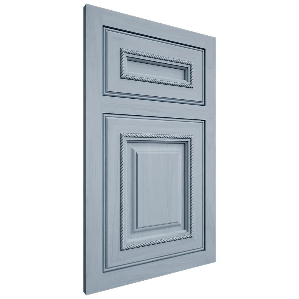 Shiloh Cabinetry Flush Inset Manchester Poplar Plain Cut Sky Door
