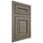 Shiloh Cabinetry Flush Inset Manchester Poplar Plain Cut Sterling Door