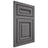 Shiloh Cabinetry Flush Inset Manchester Red Oak Plain Cut Cadet Door