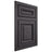Shiloh Cabinetry Flush Inset Manchester Red Oak Plain Cut Harbor Door