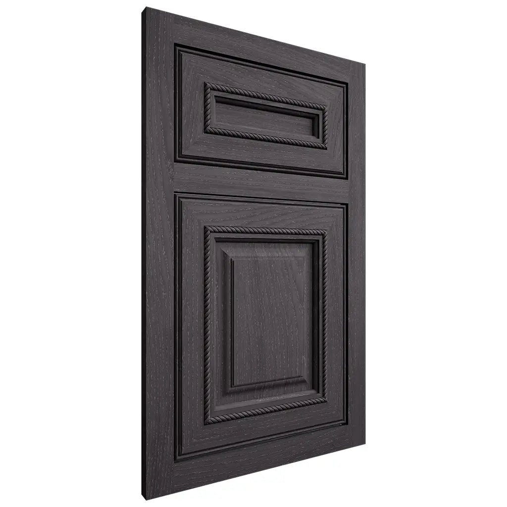 Shiloh Cabinetry Flush Inset Manchester Red Oak Plain Cut Harbor Door