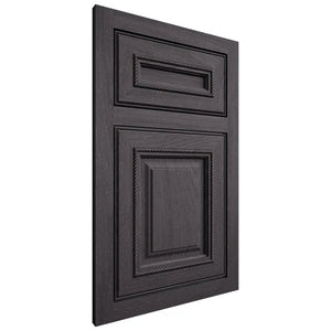 Shiloh Cabinetry Flush Inset Manchester Red Oak Plain Cut Harbor Door