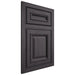 Shiloh Cabinetry Flush Inset Manchester Red Oak Plain Cut Harbor Door