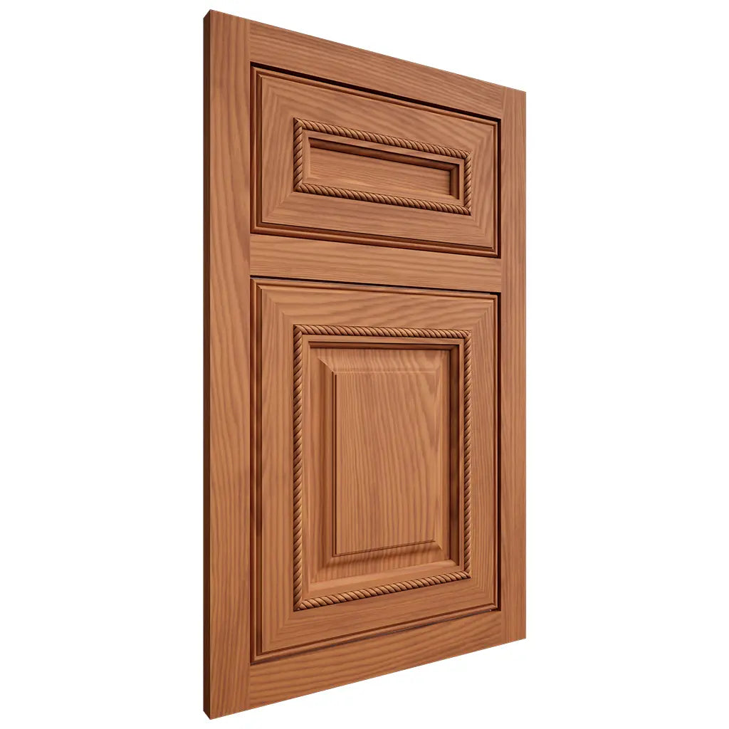 Shiloh Cabinetry Flush Inset Manchester Red Oak Plain Cut Harvest Door