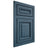 Shiloh Cabinetry Flush Inset Manchester Red Oak Plain Cut Hudson Door