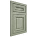 Shiloh Cabinetry Flush Inset Manchester Red Oak Plain Cut Moss Door