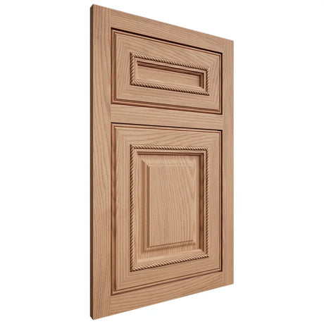 Shiloh Cabinetry Flush Inset Manchester Red Oak Plain Cut Natural Door