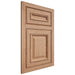 Shiloh Cabinetry Flush Inset Manchester Red Oak Plain Cut Natural Door
