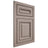 Shiloh Cabinetry Flush Inset Manchester Red Oak Plain Cut Sterling Door