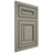 Shiloh Cabinetry Flush Inset Manchester Red Oak Plain Cut Thyme Door