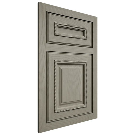 Shiloh Cabinetry Flush Inset Manchester Red Oak Plain Cut Thyme Door
