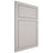 Shiloh Cabinetry Flush Inset Metropolitan Paintable Amazing Gray Door