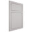 Shiloh Cabinetry Flush Inset Metropolitan Paintable Mindful Gray Door