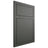 Shiloh Cabinetry Flush Inset Metropolitan Paintable Pewter Green Door
