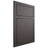 Shiloh Cabinetry Flush Inset Metropolitan Paintable Urbane Bronze Door