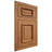 Shiloh Cabinetry Flush Inset Montgomery Alder Plain Cut Caramel Door