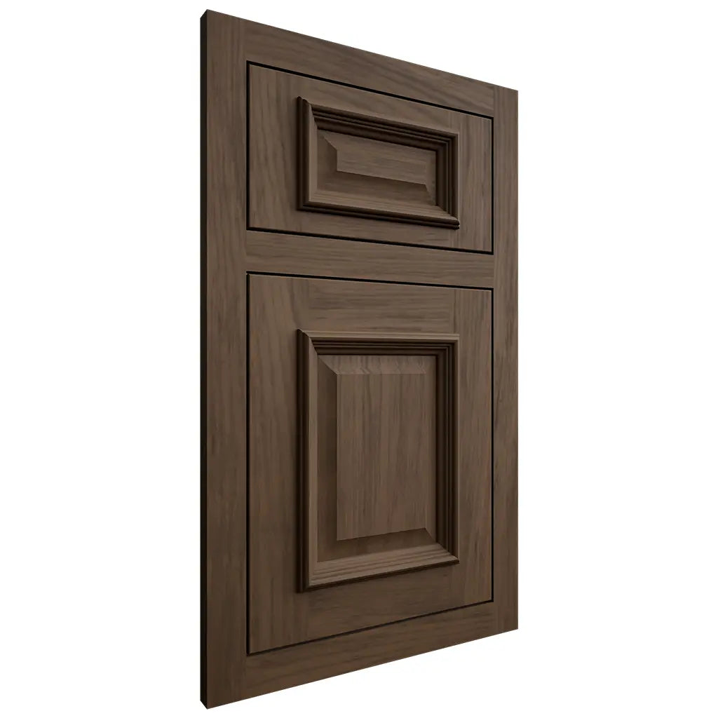 Shiloh Cabinetry Flush Inset Montgomery Alder Plain Cut Caviar Door