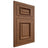 Shiloh Cabinetry Flush Inset Montgomery Alder Plain Cut Cola Door